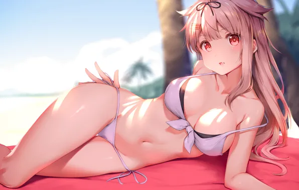 Girl, sexy, boobs, anime, beautiful, pretty, erotic, breasts