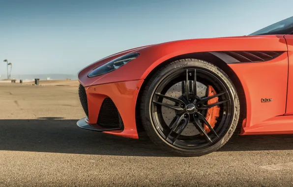 Картинка Aston Martin, DBS, Superleggera, кабриолет, передняя часть, Volante, 2019, 5.2 л.