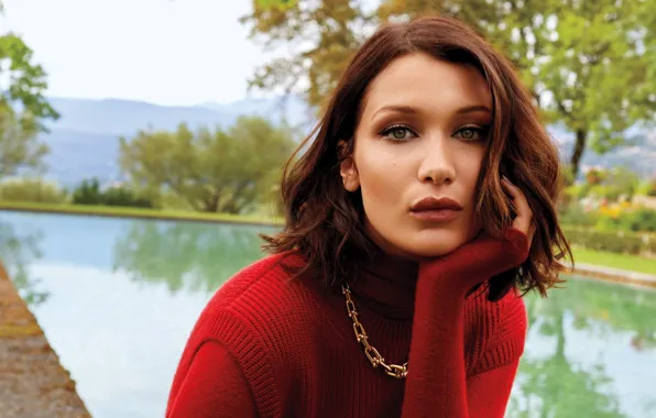 Взгляд, модель, Bella Hadid