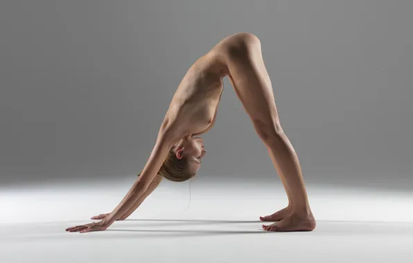 Legs, boobs, model, nude, naked, nipple, yoga, Luba