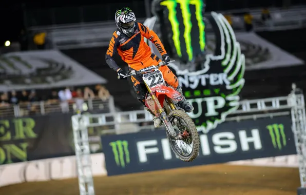 Bike, jump, monster energy