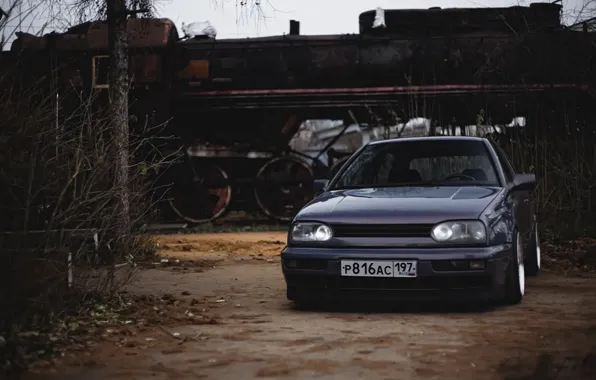 Паровоз, Volkswagen, Golf