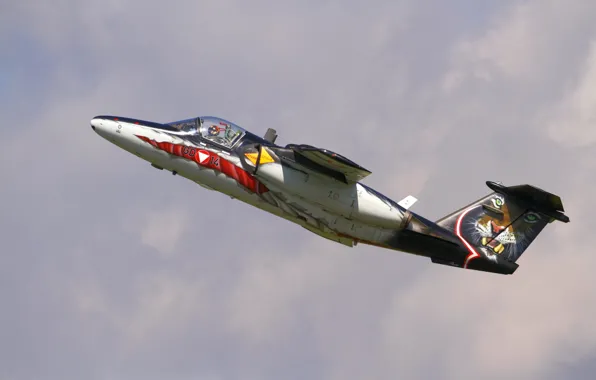 Полет, Saab, Austrian, 105OE