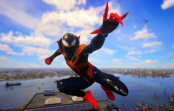 Sony, gamer, games, spiderman, miles, ps5, spiderman2, insomniac