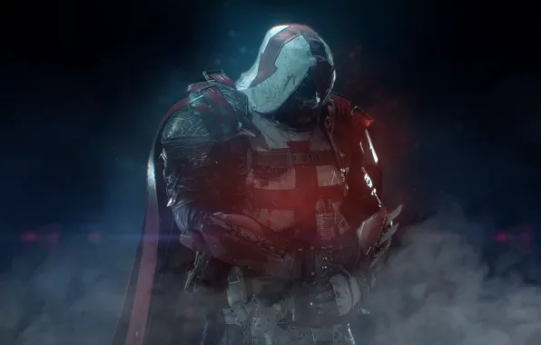 Картинка sword, smoke, Batman Arkham Knight, Azrael