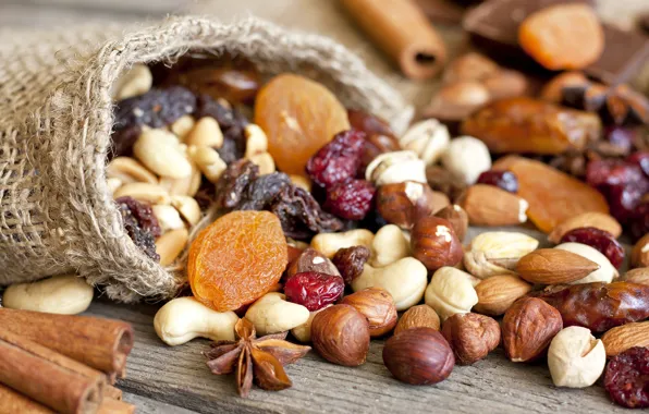 Орехи, nuts, изюм, курага, сухофрукты