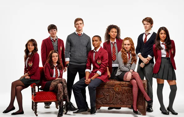 Картинка школьники, Обитель Анубиса, Tasie Lawrence, House of Anubis, Jade Ramsey