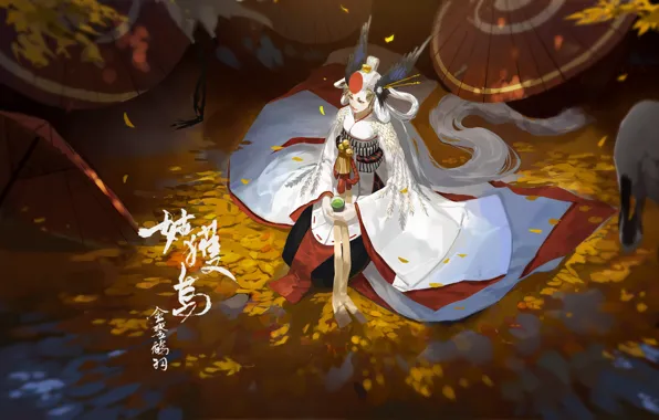 Девушка, Onmyouji, онмёджи, Ubume