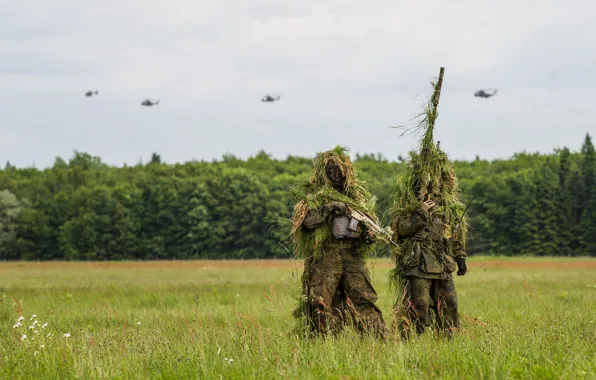 Картинка солдаты, маскировка, Bundeswehr