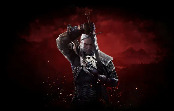 The Witcher, custom, white hair, The Witcher 3 Wild Hunt, Geralt of Rivia, Video Game …