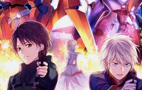 Аниме, арт, принцесса, Aldnoah Zero, Аселлум, Альдноа зеро, Слейн Троярд, Кайзуко Инахо