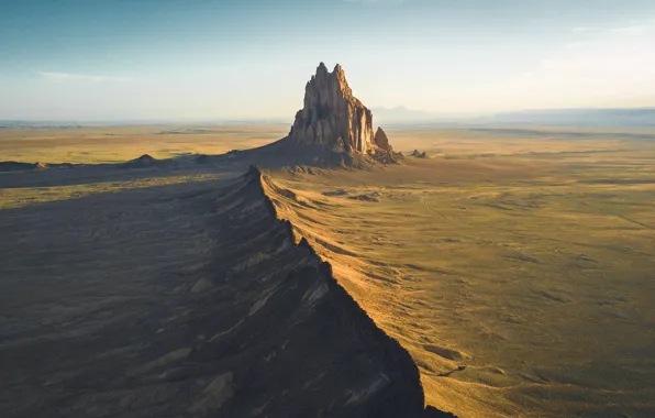 Гора, Mountain, New Mexico, Шип Рок, Shiprock