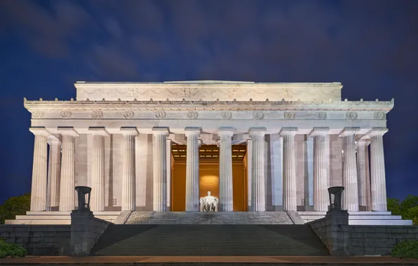 Ночь, город, архитектура, United States, Washington, D.C., Hamburgh (historical)