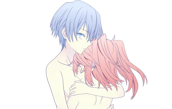 Объятия, Akuma no Riddle, Tokaku and Haru