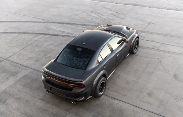 Dodge, Charger, вид сверху, AWD, 2019, SpeedKore, SEMA 2019, Twin Turbo Carbon