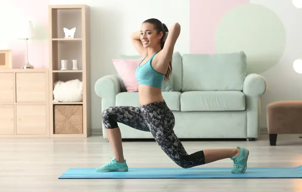 Gym, leggings, buttock, woman fitness, activewear, woman exercises, woman streching, woman workout