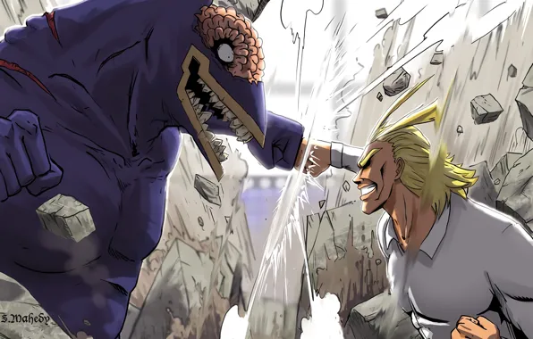 Аниме, арт, Boku no Hero Academia, Моя геройская академия