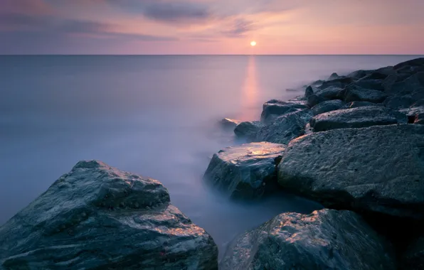 Море, камни, берег