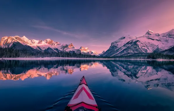 Canada, Maligne Lake, Spirit Island