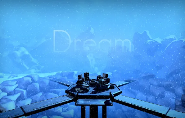 Dream, game, blue