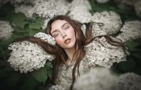 Девушка, цветы, Polska, Klaudia Kaczmarek, Wrocław