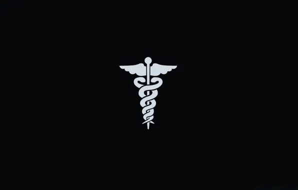 Картинка черный, символ, медицина