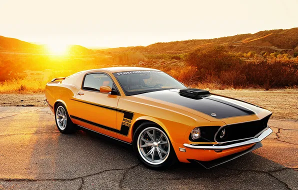 Обои Mustang, Ford, мустанг, 1969, форд, Fastback, Retrobuilt на ...