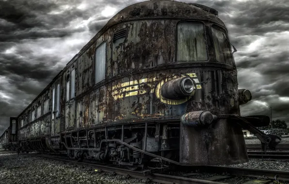 Картинка мрак, железная дорога, Ghosttrain