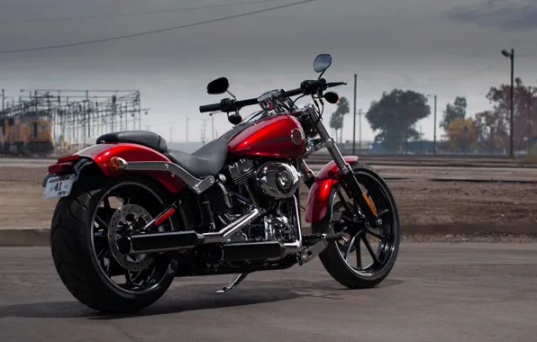 Мото, red, moto, bike, power, motorcycle, classic, american
