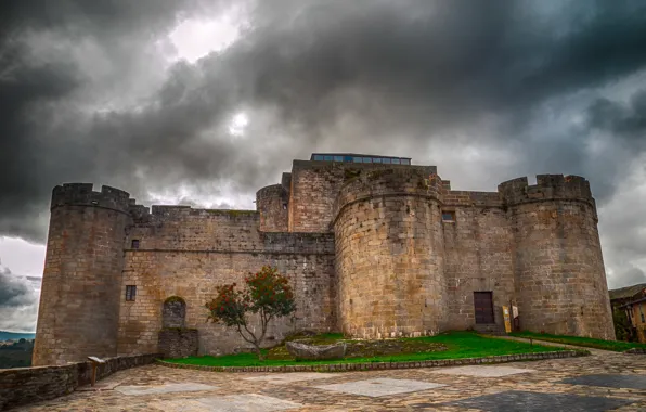 Тучи, крепость, Испания, Sanabria, Castillo