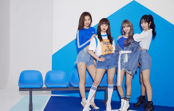 Картинка K-Pop, Boots, Doyeon, Weki Meki, Black Footwear, Cosmic Girls, WJMK, Shoes