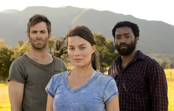 Картинка Chris Pine, Chiwetel Ejiofor, Margot Robbie, Марго Робби, Z for Zachariah, Z–значит Захария