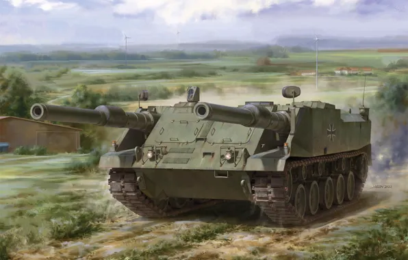 Германия, jason, средний, Бундесвер, опытный танк, Versuchstrager VT1-2, Leopard 3