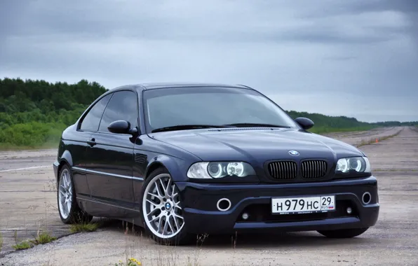 BMW, взлетка, купэ, е46