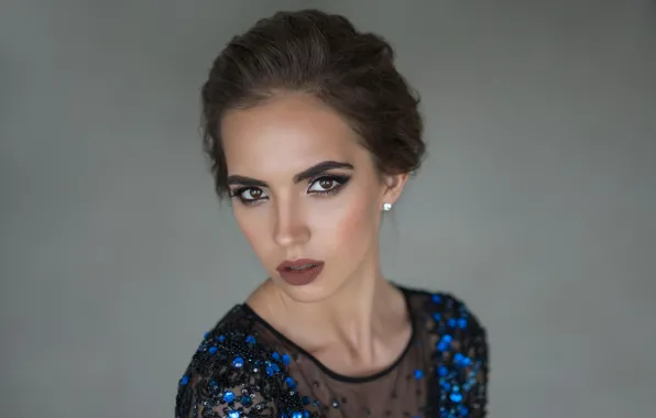 Картинка взгляд, лицо, фон, модель, Viktoria