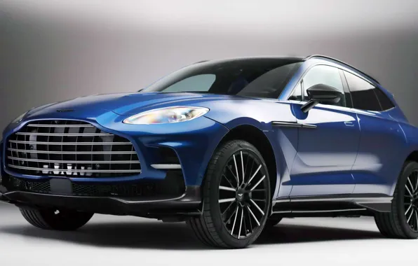 Aston Martin, серый фон, Астон Мартин, SUV, эстерьер, DBX 707