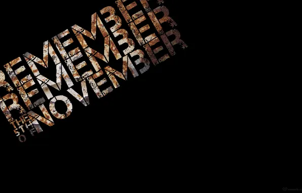 V for vendetta, remember remember, the 5th of november