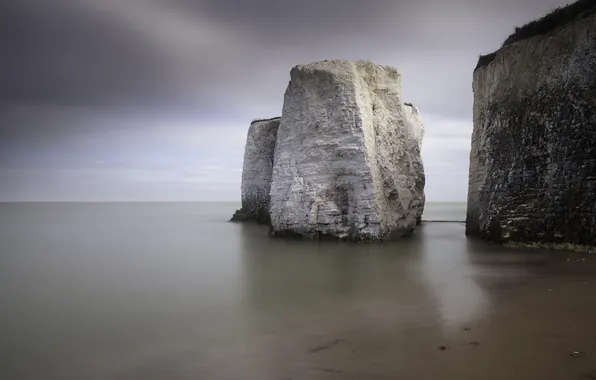 Море, пейзаж, скалы