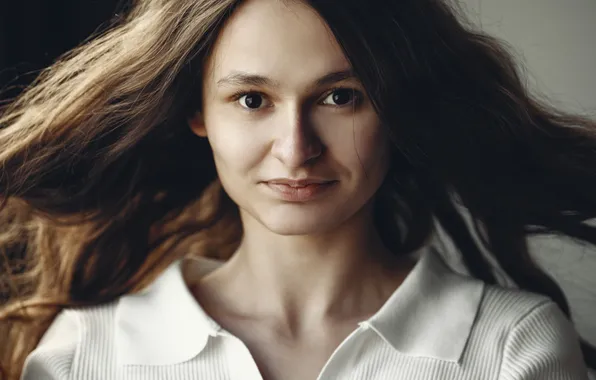 Взгляд, портрет, брюнетка, Денис Труфанов