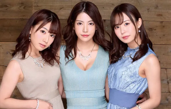 Картинка woman, asian, three women, Karen Kaede, beauty venus VII, Minami Hatsukawa, Miru Sakamichi