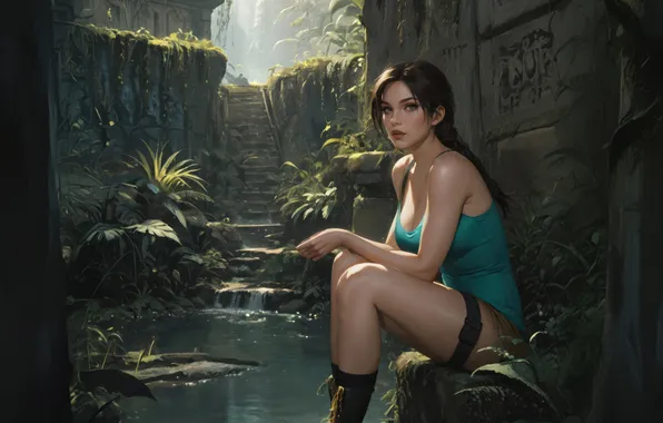 Картинка lara croft, games, chronicles