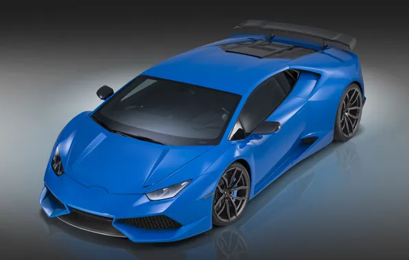Картинка Lamborghini, синяя, ламборгини, Novitec Torado, Huracan, хуракан