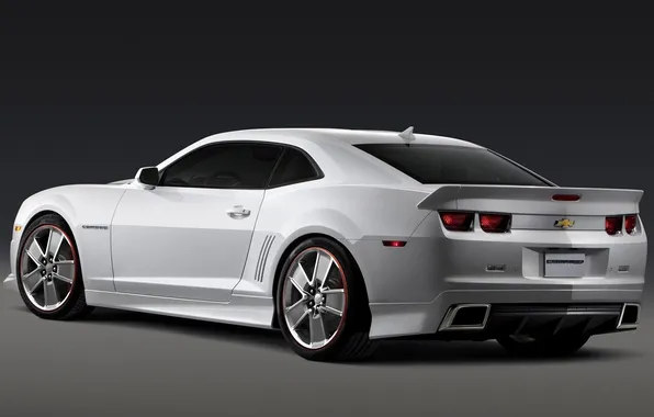 Картинка белый, white, camaro, chevrolet