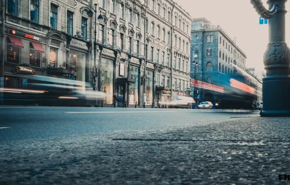 Пейзаж, город, россия, санкт-петербург, спб