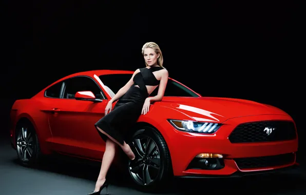 Актриса, Sienna Miller, Ford Mustang