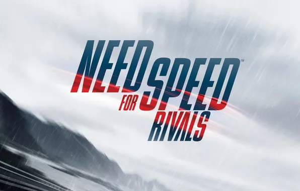 Картинка минимализм, гонки, название, Need for Speed Rivals