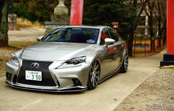 Картинка Lexus, wheels, tuning, vossen, IS 350, frontside