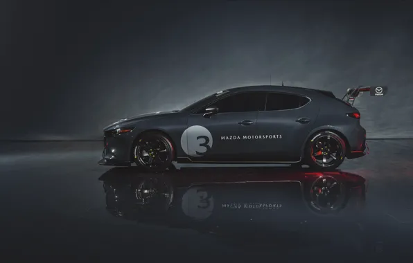 Mazda, вид сбоку, Mazda 3, 2020, TCR