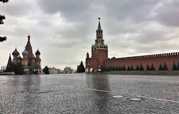 Картинка Москва, кремль, Россия, Красная площадь, Moscow