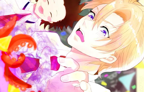 Аниме, арт, братья, Fanart, Shokugeki no Souma, Pixiv, Fanart From Pixiv, Isami Aldini